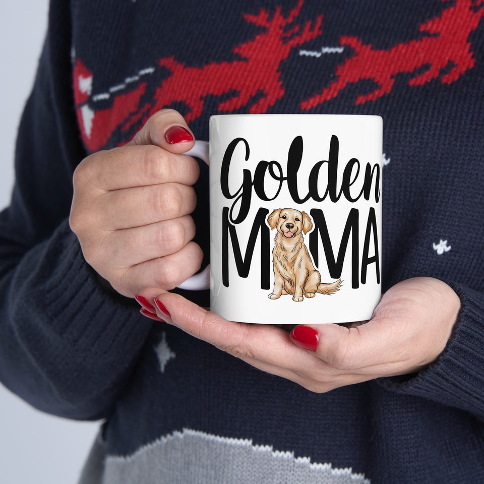 Golden Mama Mug Golden Retriever Gift | Golden Retriever Coffee Mug | Golden Retriever Gift Ideas Mug 11oz