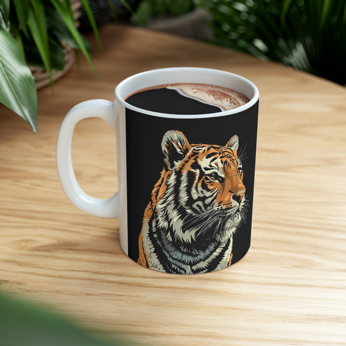 Tiger Mug | Tiger Coffee Mug | Cute Tiger Gift | Tiger Presents | Tiger Mug 1 11oz