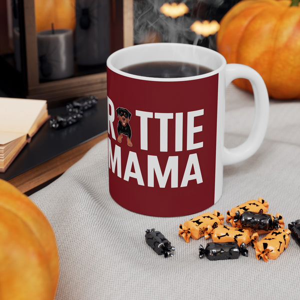 Rottie Mama Rottweiler Mug | Rottweiler Gifts | Gifts For Rottweiler Ceramic Mug 11oz