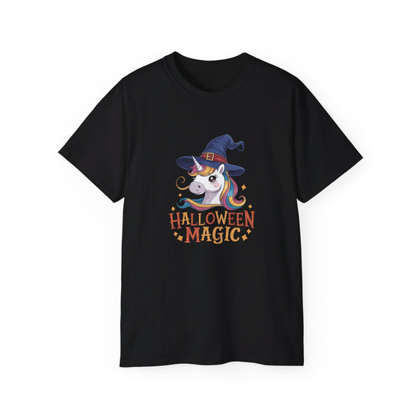 Halloween Magic Unicorn Shirt | Halloween Unicorn Gifts | Unicorn Merchandise | Halloween Unisex T-Shirt