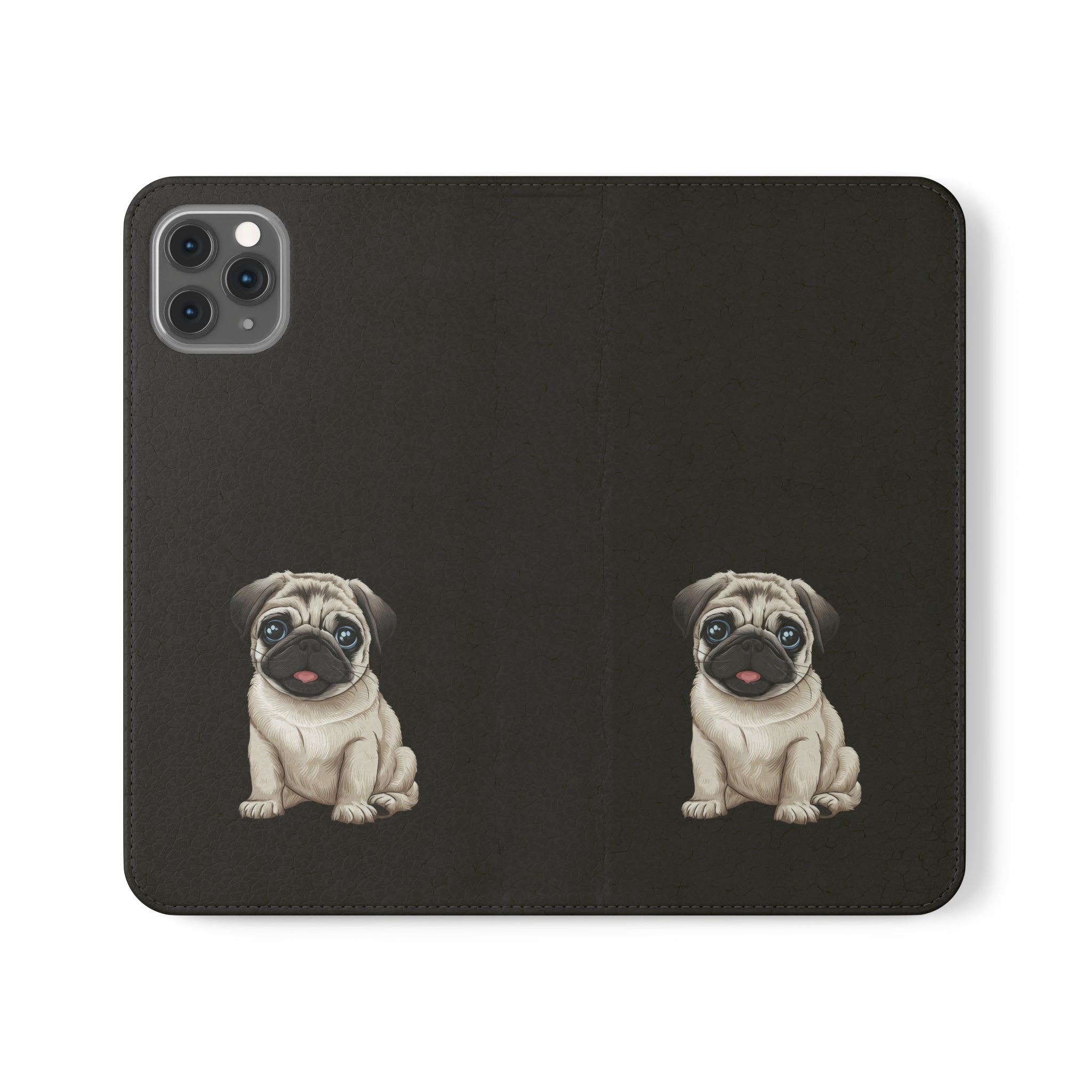 Pug iPhone & Samsung Wallet Phone Case | Pug Flip Cases