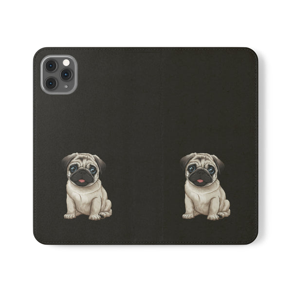 Pug iPhone & Samsung Wallet Phone Case | Pug Flip Cases