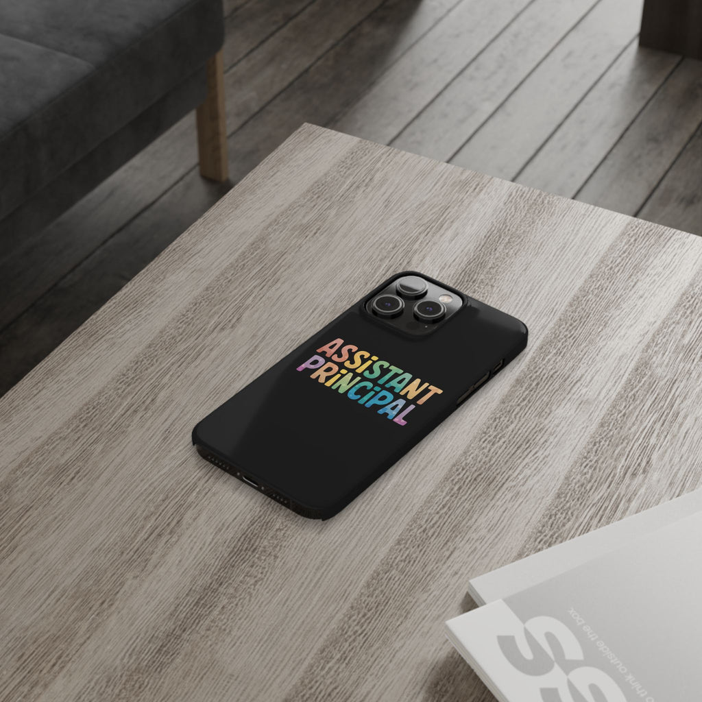 Premium Assistant Principal iPhone Case | Cute Assistant Principal Gifts Slim Phone Cases