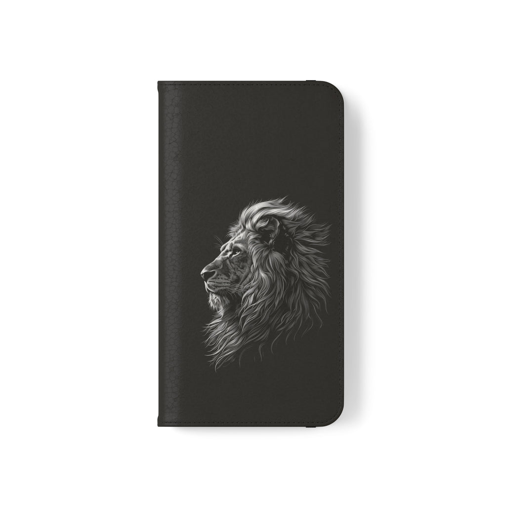 Lion Phone Case | Lion Wallet Phone Case Gifts | IPhone & Samsung Galaxy Lion Flip Cases