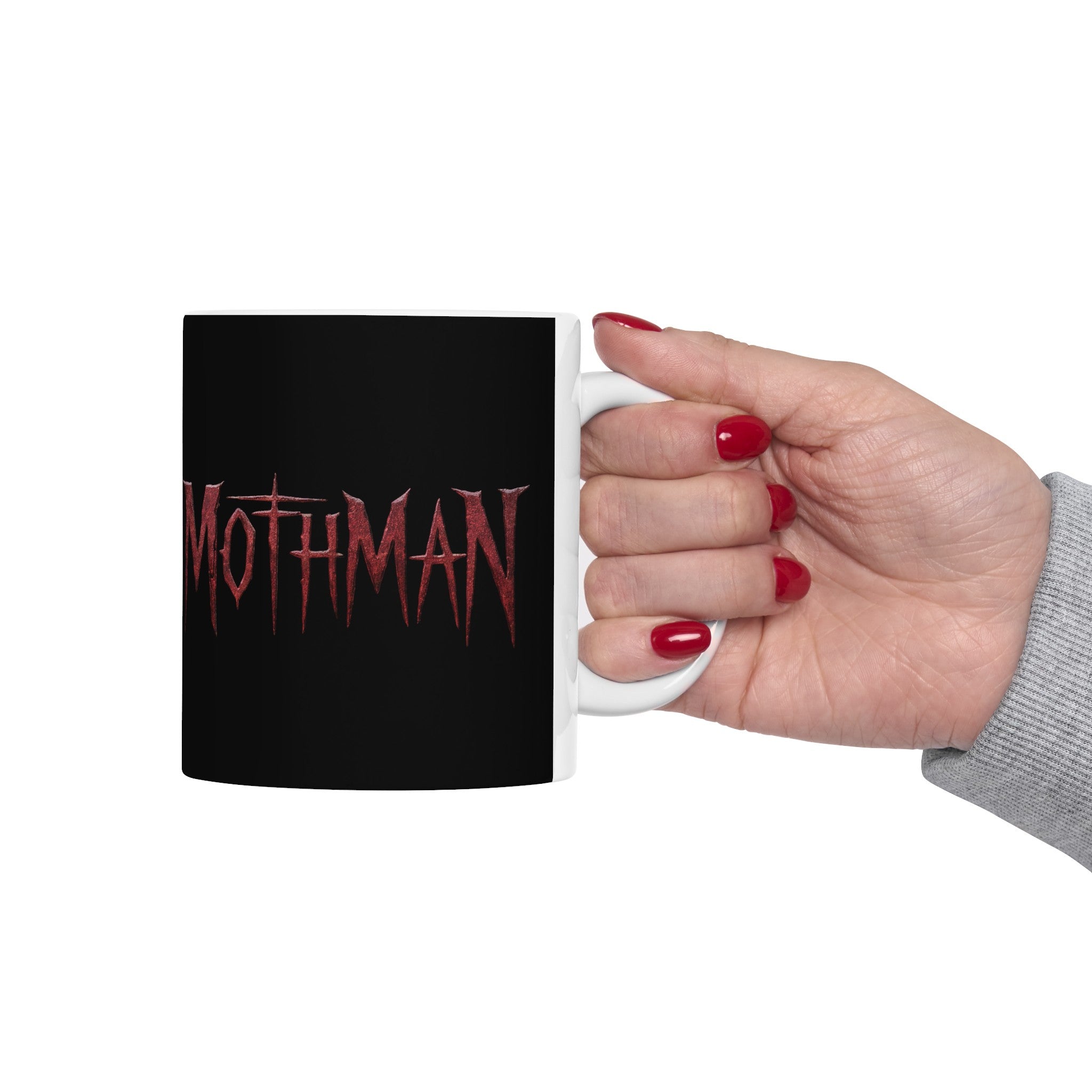 Mothman Mug | Cryptid Gift | Mothman Coffee Mug | Mythical Creature Gift Ideas Mug 11oz 2