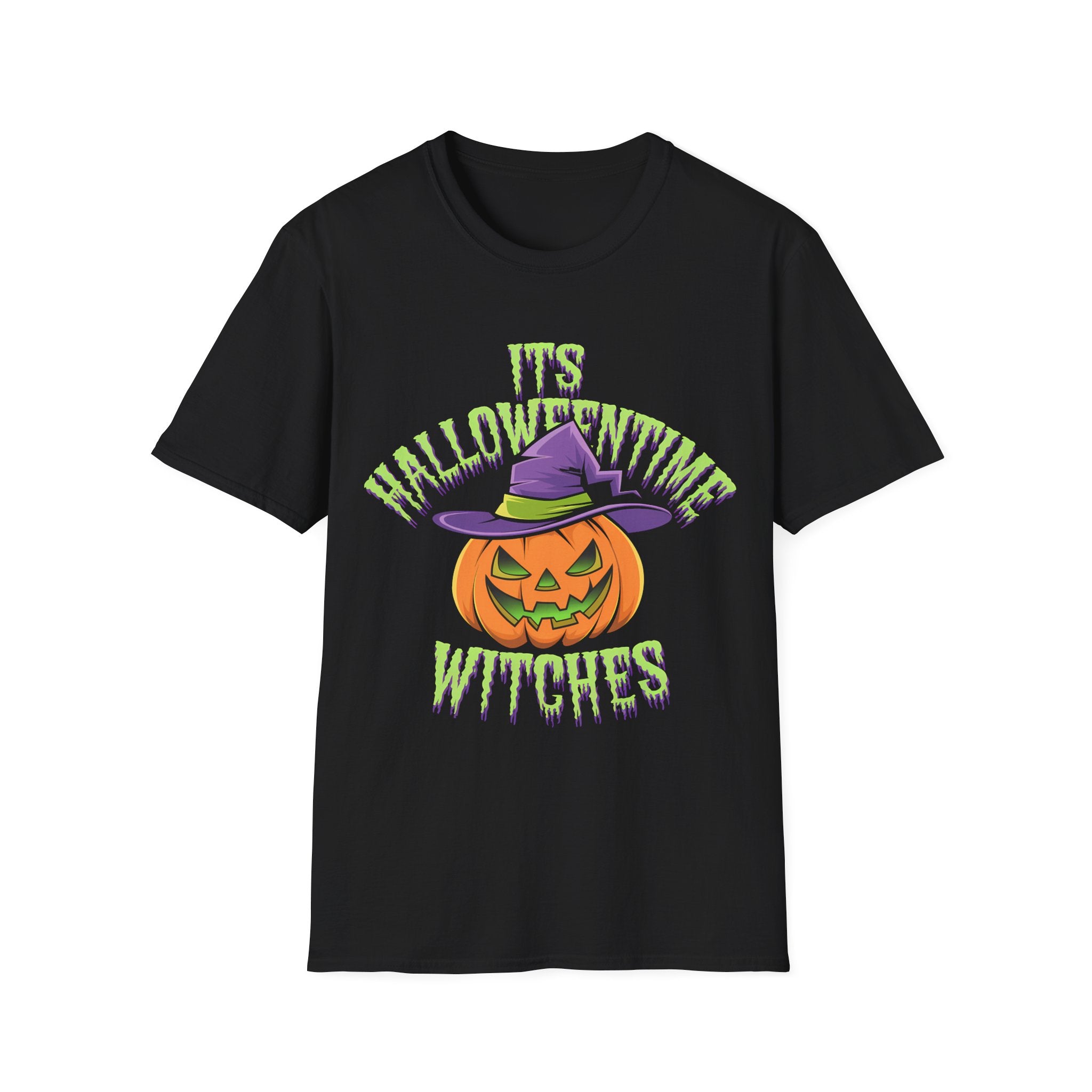 It's Halloween Time Witches Shirt 3 | Halloween Costume Gifts | Spooky Halloween Pumpkin Merchandise Unisex T-Shirt Main image
