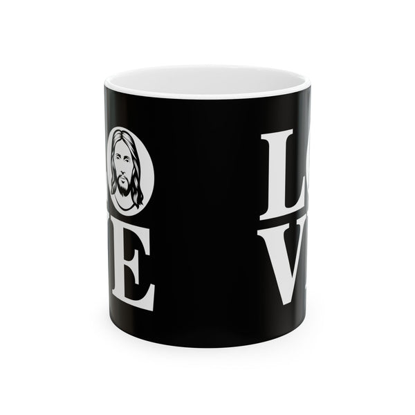 Faith Love Jesus Ceramic Mug | Faith In Jesus Gifts (11oz)