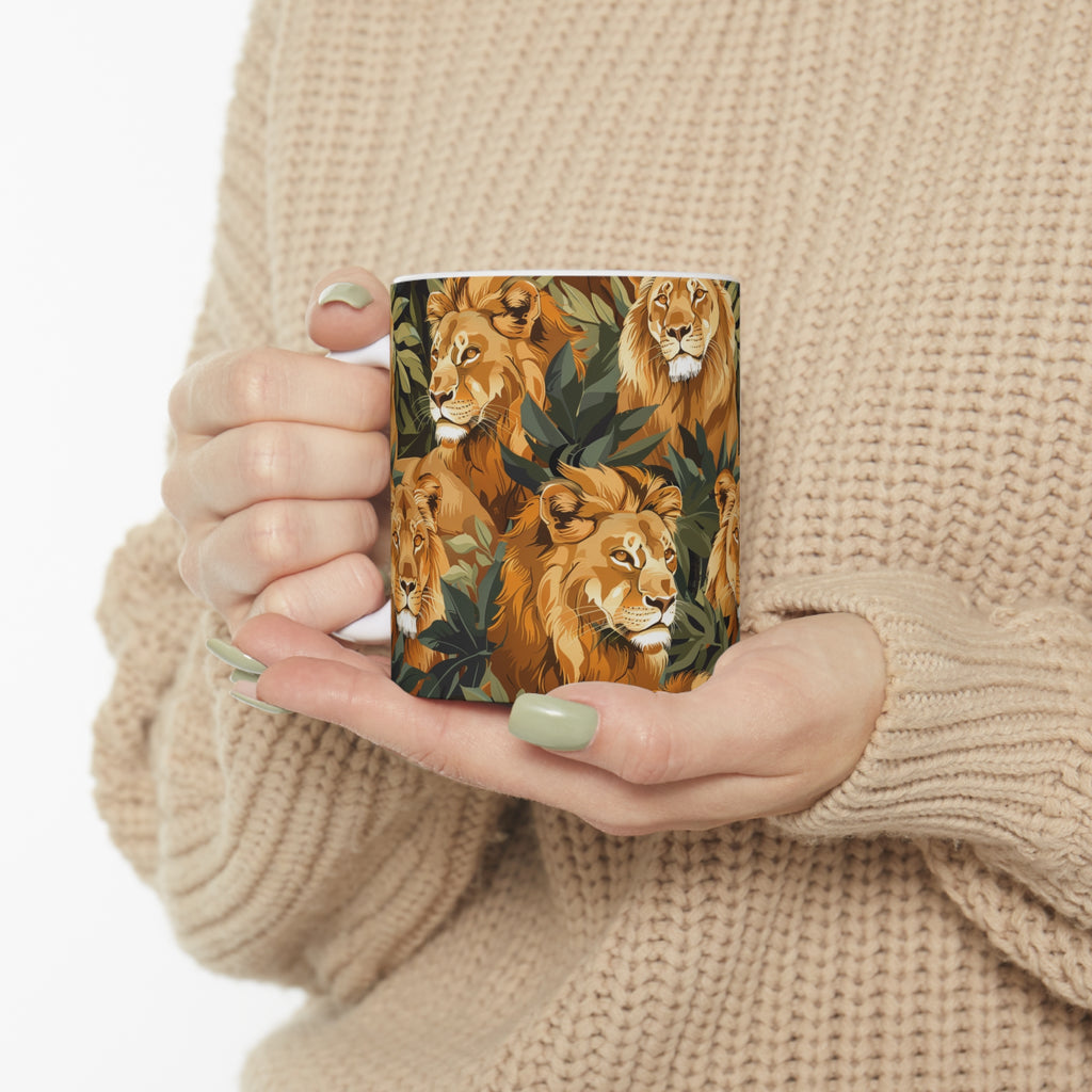 Lion Mug | Lion Gifts | Lion Presents | Pride of Lions Ceramic Mug 11oz