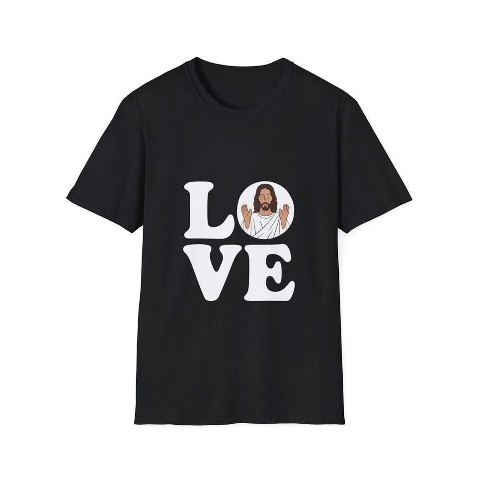 Love Jesus Unisex T-Shirt | Jesus Christianity Faith In Jesus Shirt