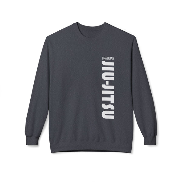 Brazilian Jiu Jitsu Slogan BJJ Unisex Midweight Softstyle Fleece Crewneck Sweatshirt