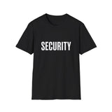 Security T-Shirt — Bold Minimalist Security Design Security T-Shirt — Bold Minimalist Security Design