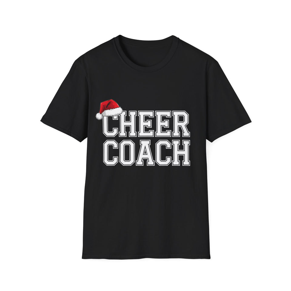 Cheer Coach Ugly Xmas Ugly Christmas Shirt | Cheerleading Coach Gift | Unisex Cheer Coach Present T Shirt