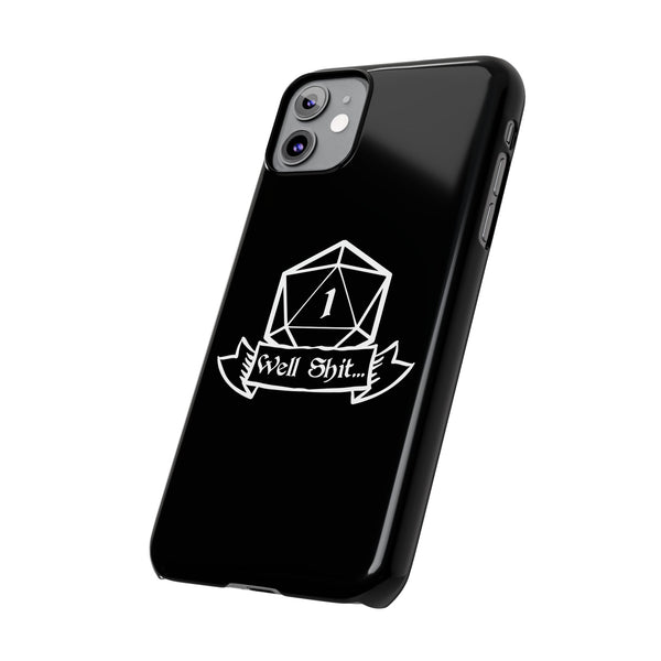Premium Well Shit RPG iPhone Case | Fantasy Role Playing Game Gifts Slim Phone Cases