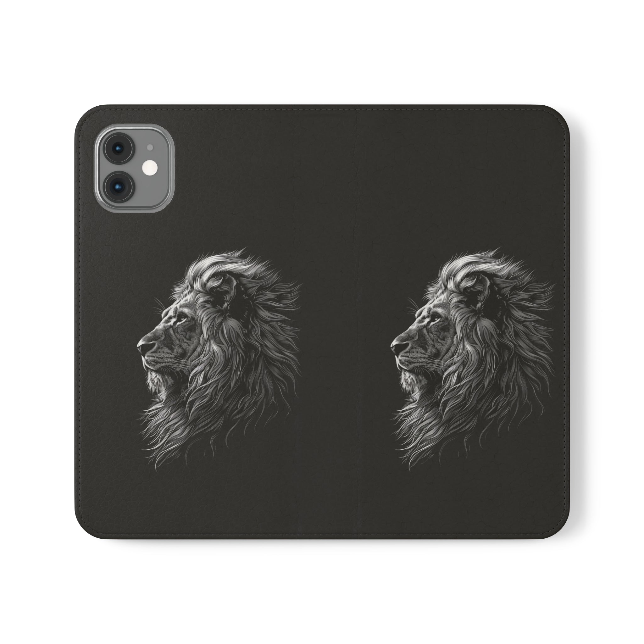 Lion Phone Case | Lion Wallet Phone Case Gifts | IPhone & Samsung Galaxy Lion Flip Cases