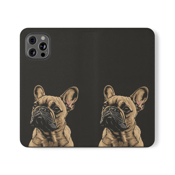French Bulldog Phone Case | I Love My Frenchie Wallet Phone Case Gifts | IPhone & Samsung Galaxy French Bulldog Flip Cases