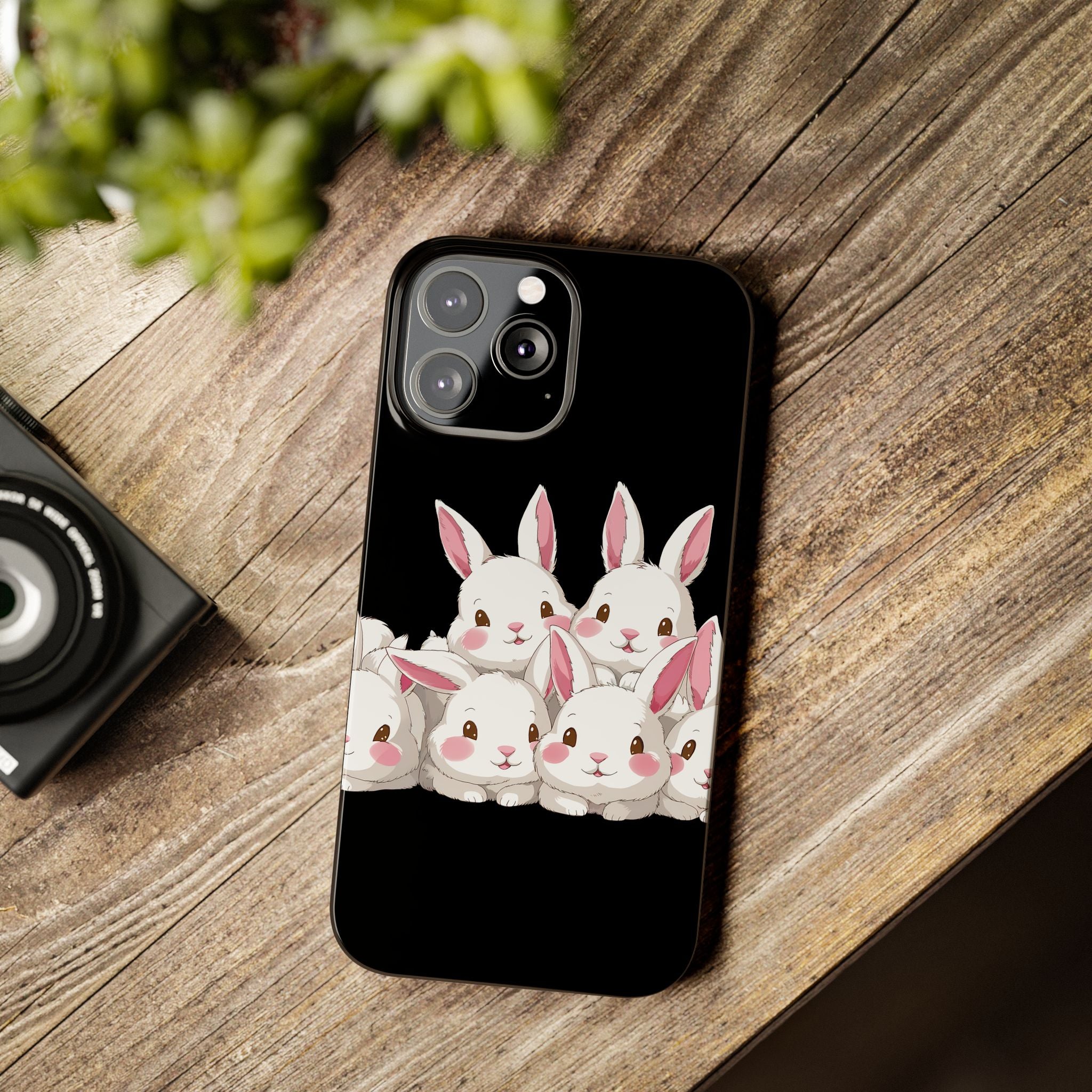 Premium Cute Rabbit iPhone Case | Rabbit Gifts Slim Phone Cases