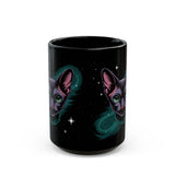 Cosmic Sphinx Cat Mug 2 - 11oz & 15oz - Perfect for Sphynx Cat Lovers & Space Enthusiasts Cosmic Sphinx Cat Mug 2 - 11oz & 15oz - Perfect for Sphynx Cat Lovers & Space Enthusiasts