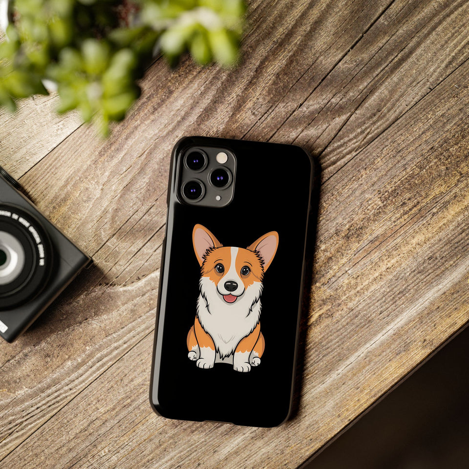 Cute Corgi Slim iPhone Case | Corgi Gift iPhone Case