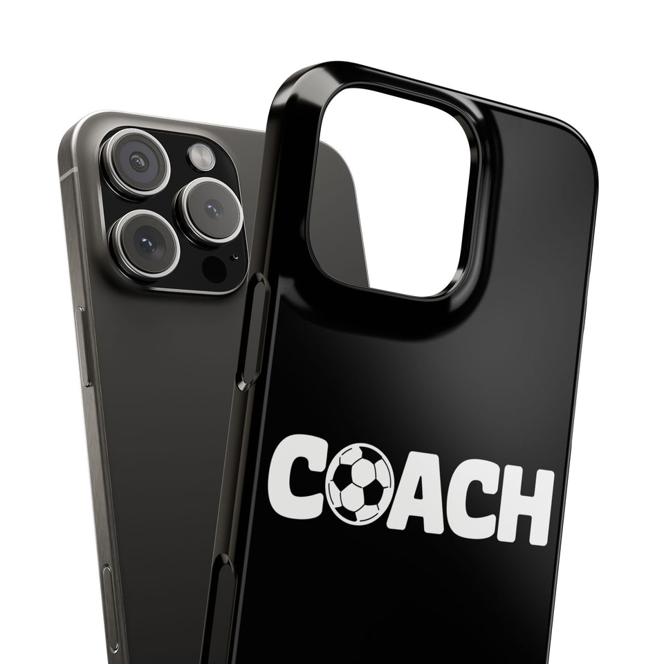 Premium Soccer Coach iPhone Case | Soccer Coach Gifts Slim Phone Cases
