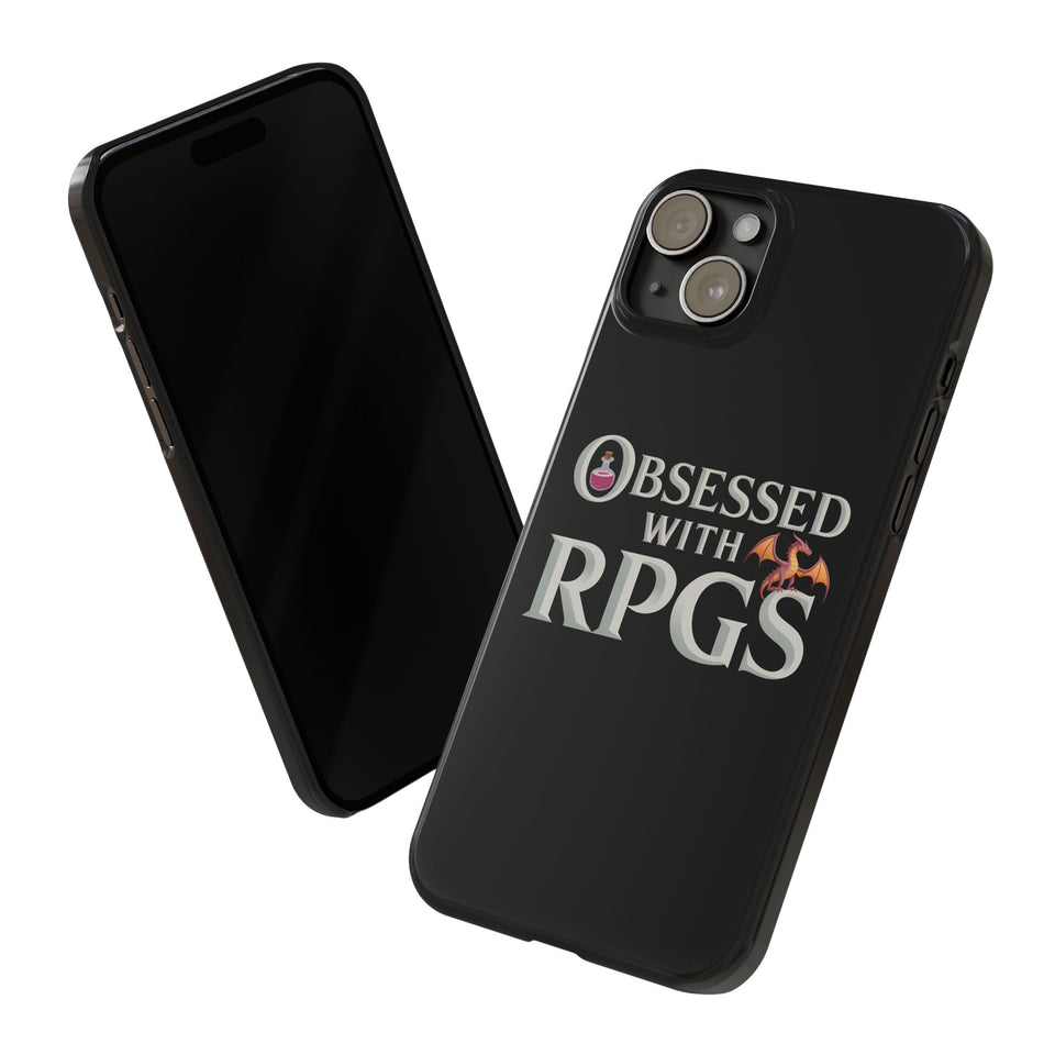 Premium Obsessed With RPGs iPhone Case | Fantasy Role Playing Game Slim Phone Cases