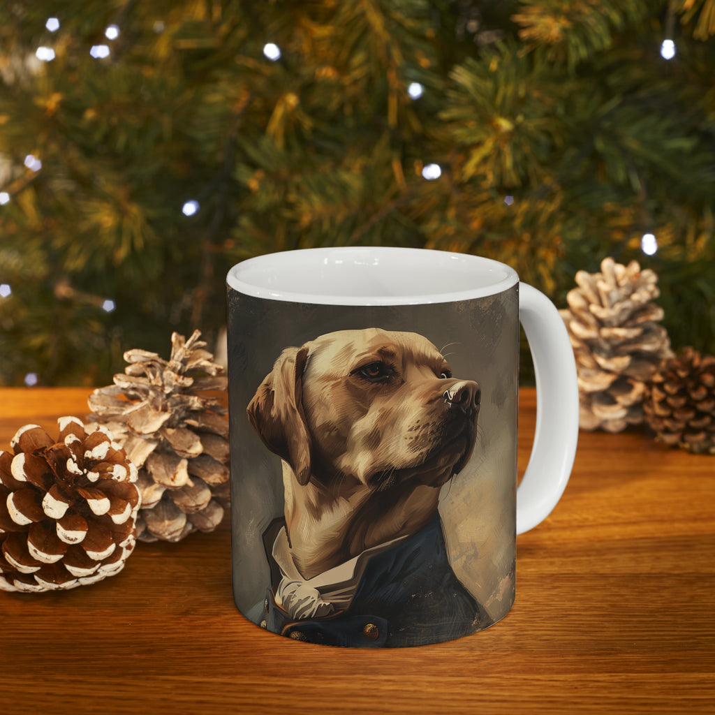 Classical Painting Labrador Mug | Labrador Coffee Mug | Cute Labrador Gift | Funny Labrador Presents | Labrador Mug 2 11oz