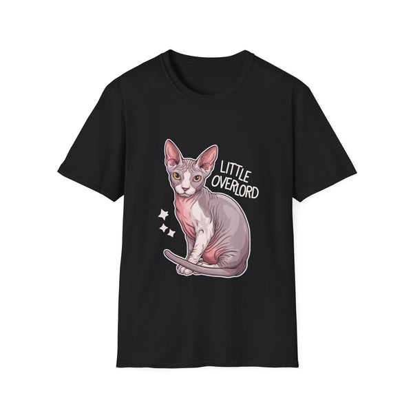 Little Overlord Sphynx Shirt | Sphynx Mom Gifts | Sphinx Merchandise | Sphynx Cat Presents Unisex T-Shirt