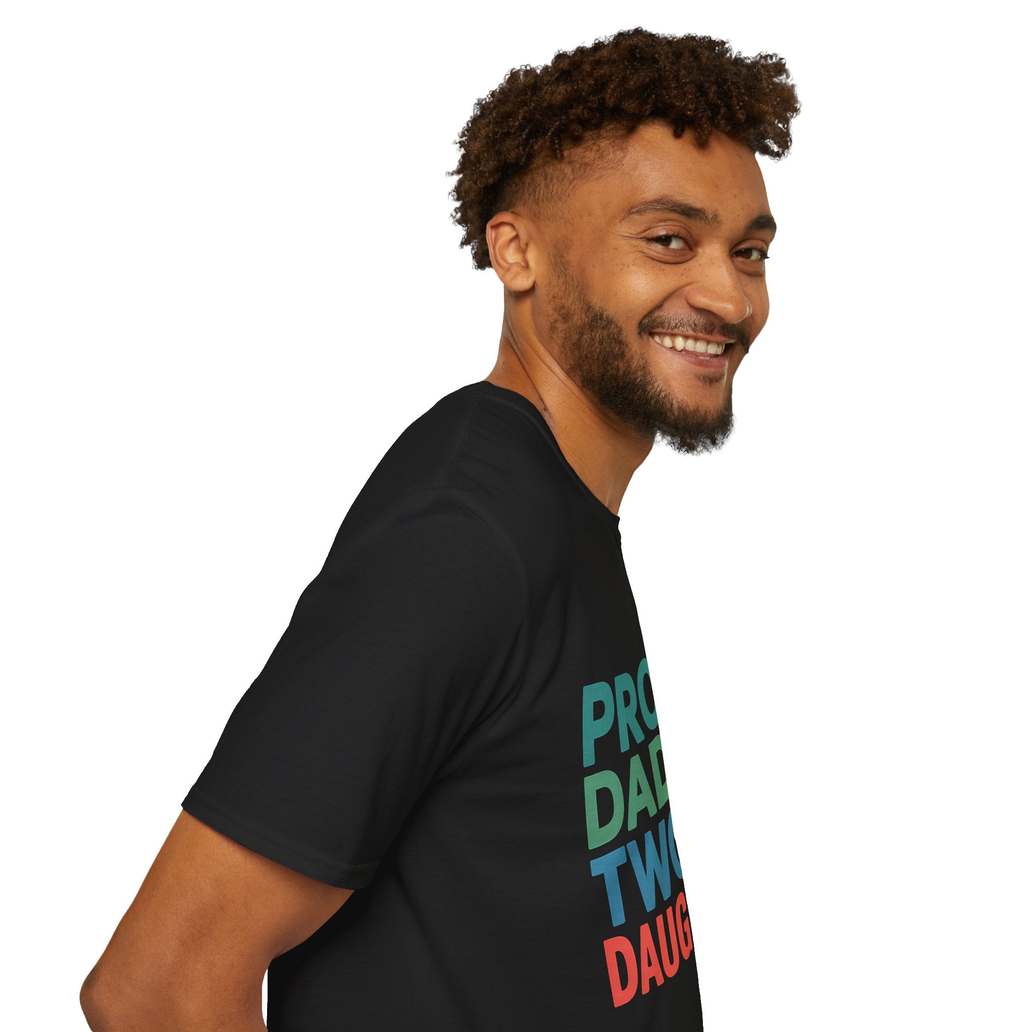 Proud Dad Unisex T-Shirt - Proud Dad Of Two Ok Daughters Gift