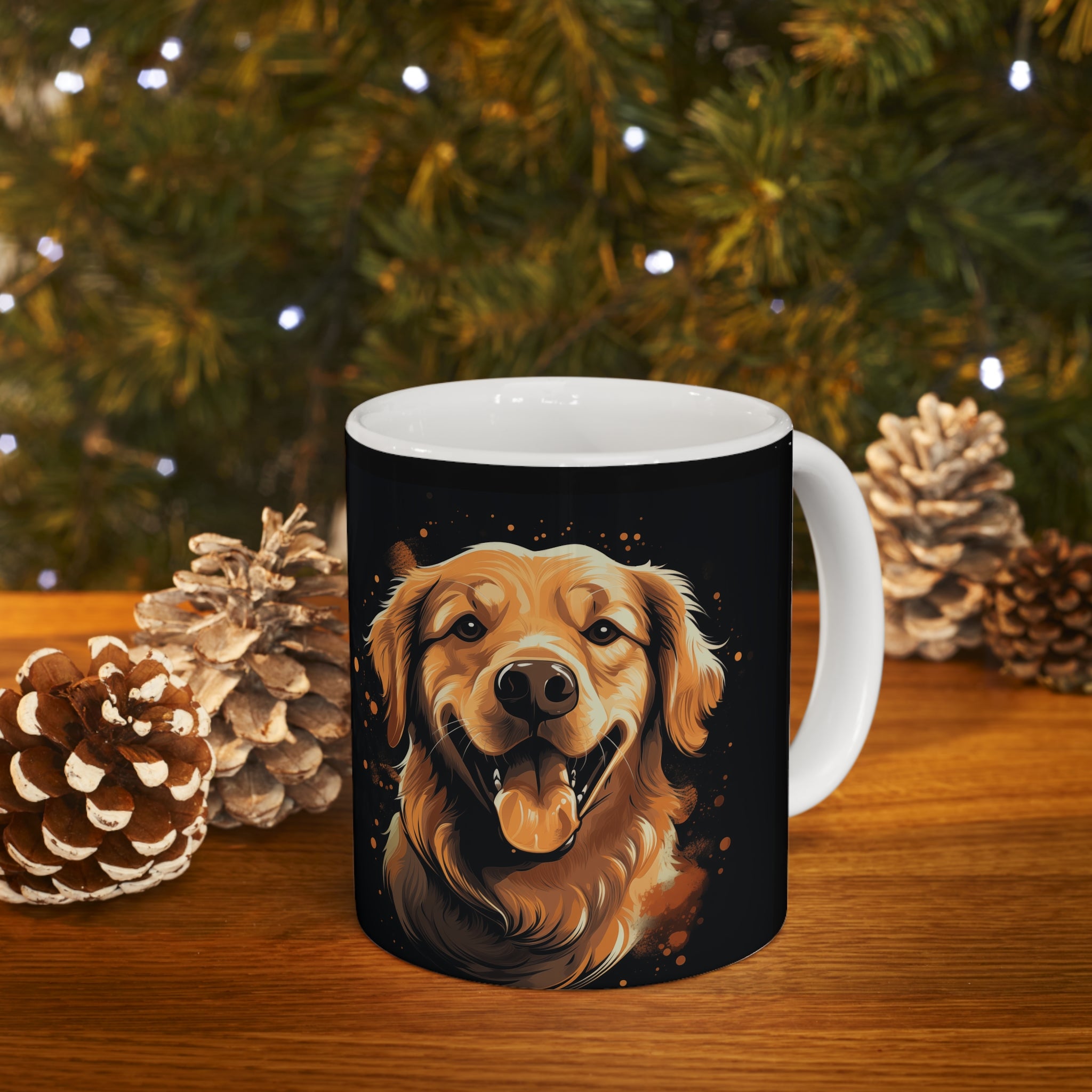 golden retriever gift, golden retriever mug, golden retriever coffee mug, golden retriever gifts for her, gifts for golden retriever lovers, golden retriever presents, golden retriever merchandise