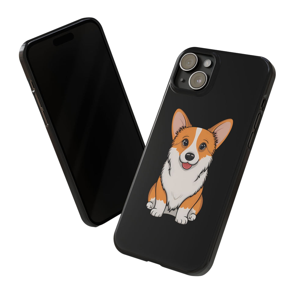 Cute Corgi Slim iPhone Case | Corgi Gift iPhone Case