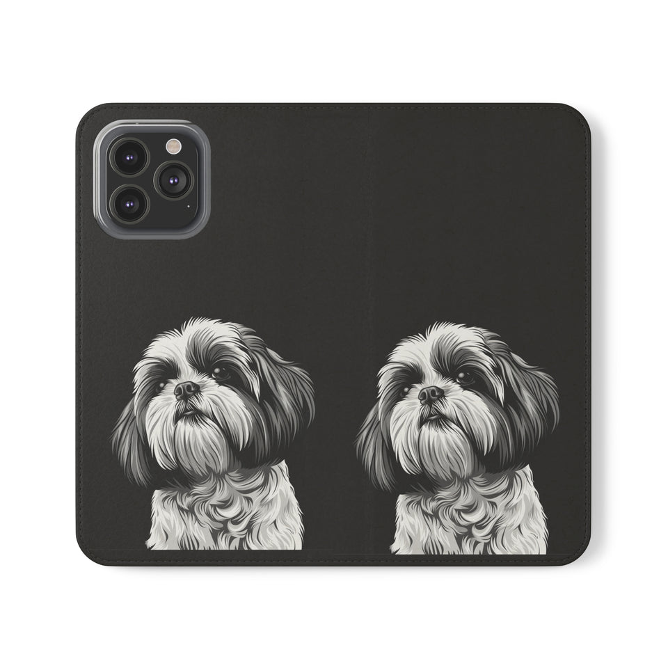 Shih Tzu Phone Case | Shih Tzu Wallet Phone Case | IPhone & Samsung Galaxy Shih Tzu Flip Cases