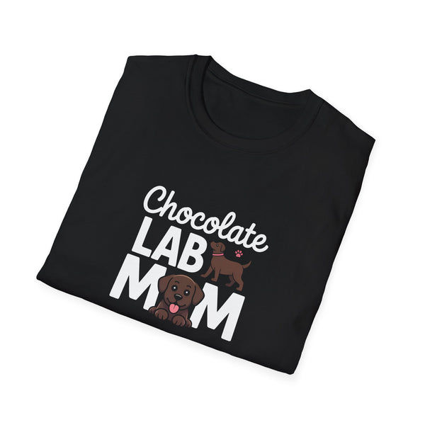 Chocolate Lab Mom T-Shirt - Chocolate Labrador Shirt