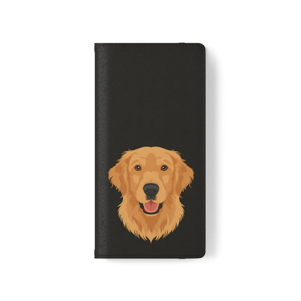 Golden Retriever iPhone & Samsung Galaxy Wallet Phone Case | Golden Retriever Flip Case