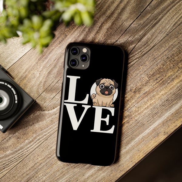 Love Pugs Slim iPhone Case | Cute Pug iPhone Case