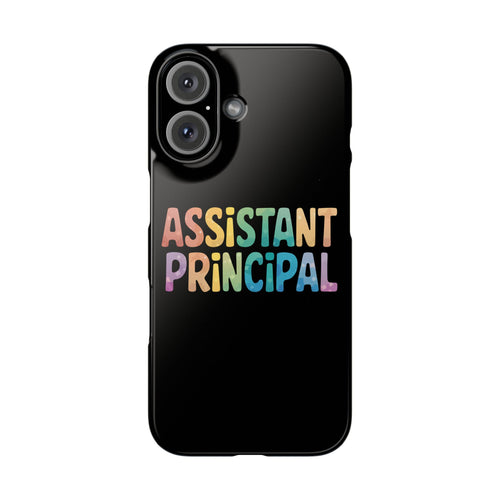 Premium Assistant Principal iPhone Case | Cute Assistant Principal Gifts Slim Phone Cases