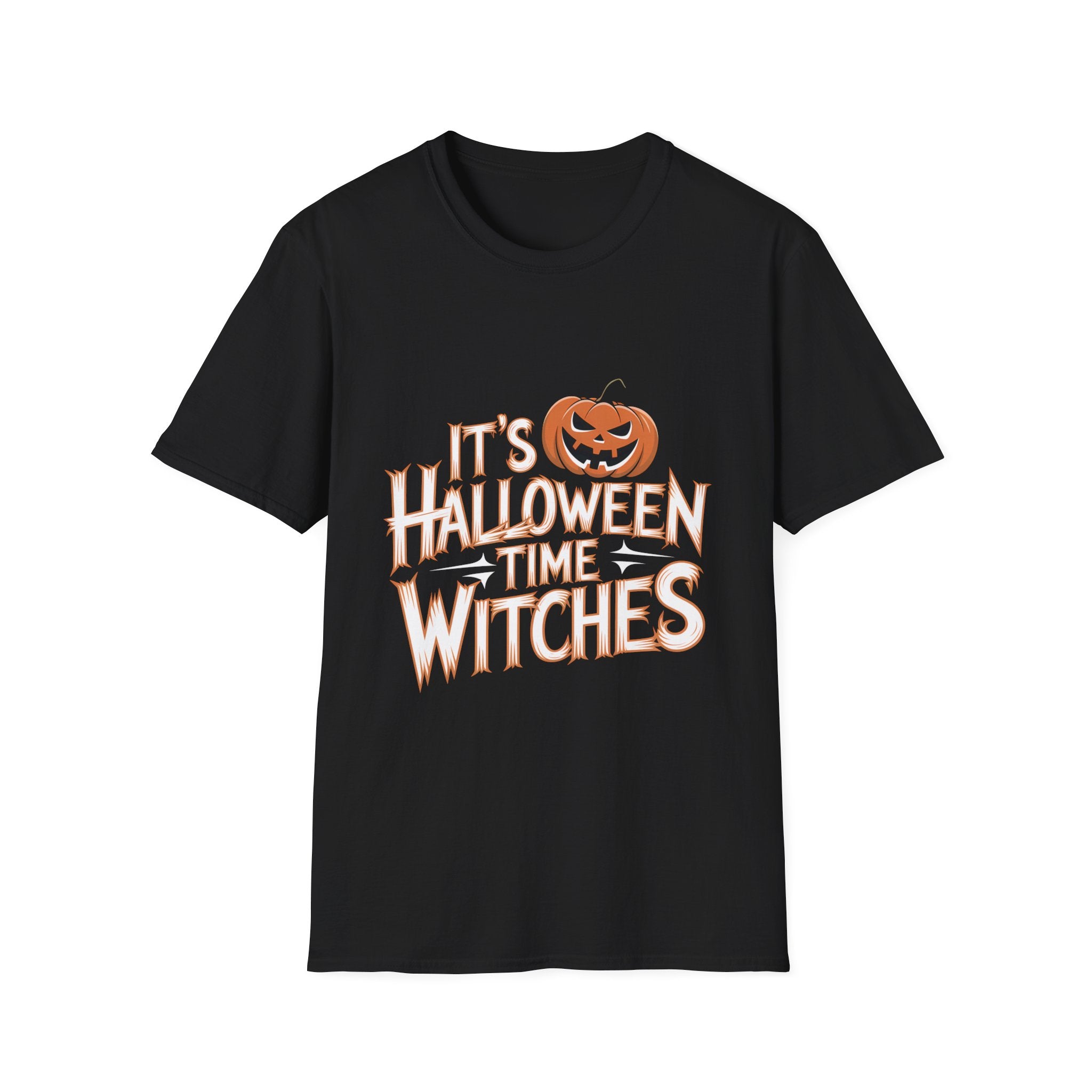 It's Halloween Time Witches Shirt 2 | Halloween Costume Gifts | Spooky Halloween Pumpkin Merchandise Unisex T-Shirt Main image