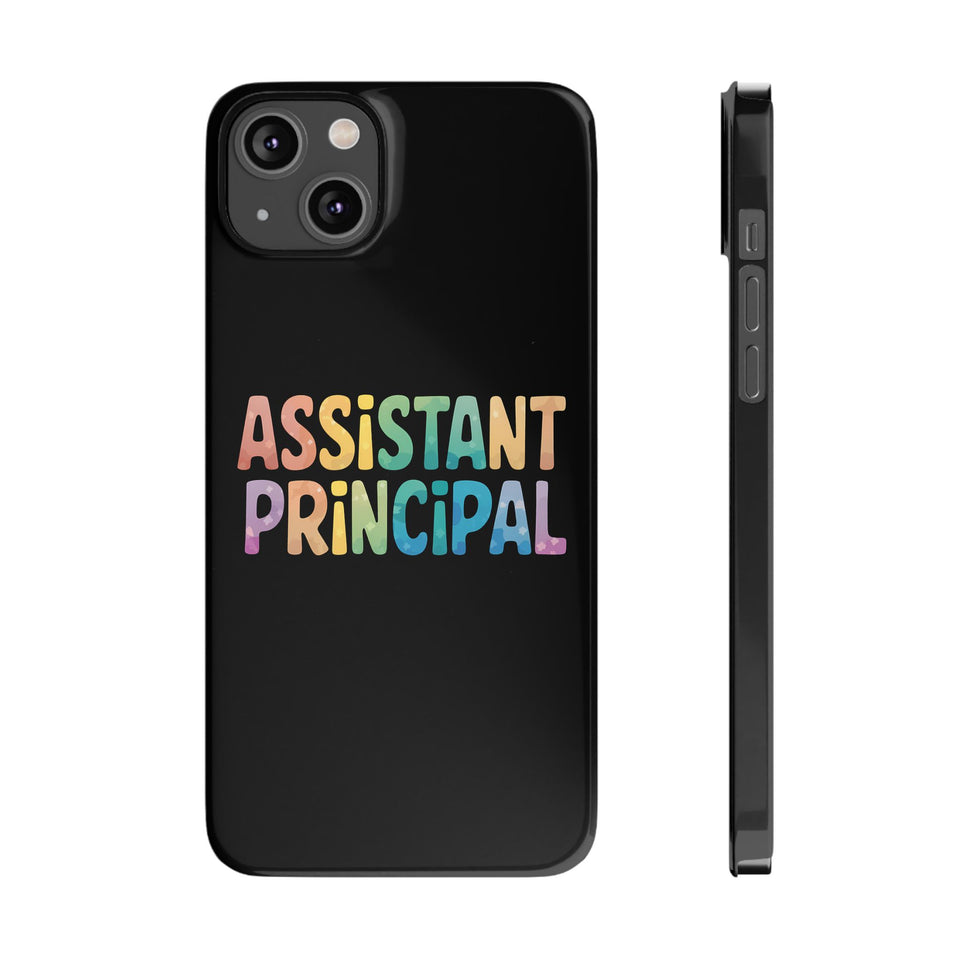 Premium Assistant Principal iPhone Case | Cute Assistant Principal Gifts Slim Phone Cases