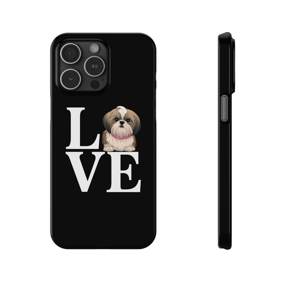 Premium Love Shih Tzu iPhone Case | Cute Shih Tzu Slim Phone Cases