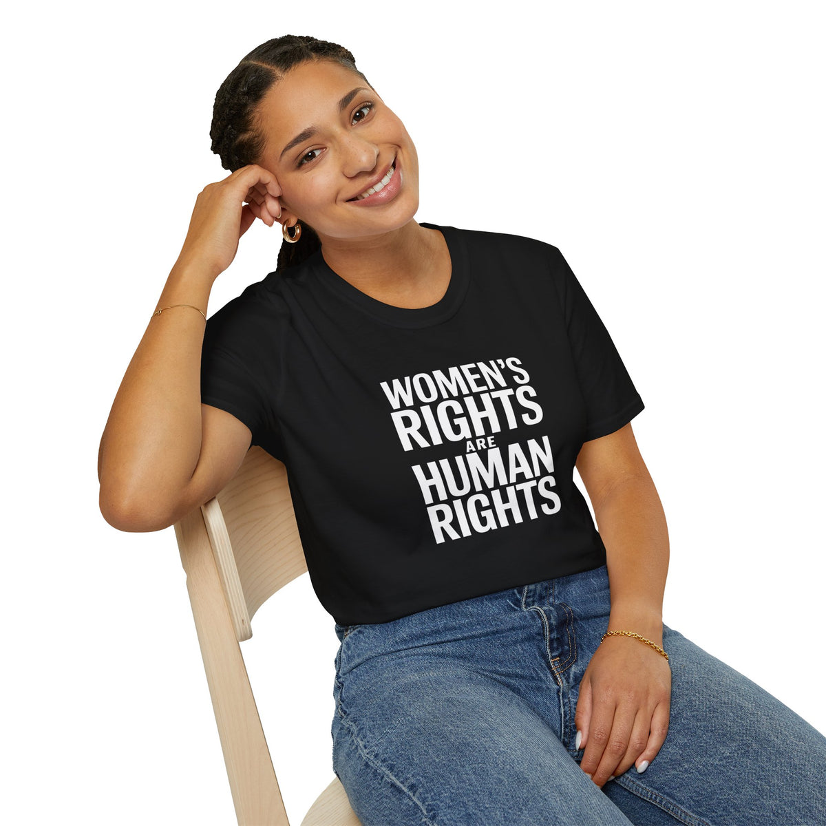 Women’s Rights Are Human Rights Feminism - Unisex Softstyle Feminist T-Shirt Main image