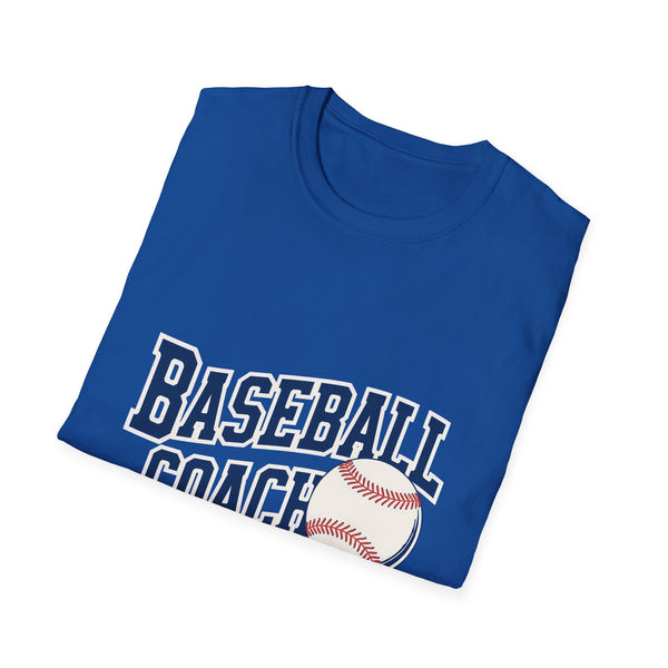 Baseball Coach T-Shirt — Retro Team Dad Tee for Coaches & Baseball Fans