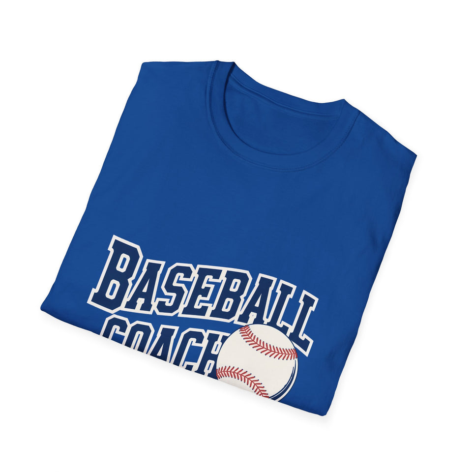 Baseball Coach T-Shirt — Retro Team Dad Tee for Coaches & Baseball Fans
