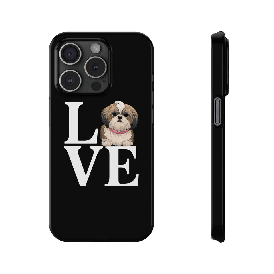 Premium Love Shih Tzu iPhone Case | Cute Shih Tzu Slim Phone Cases