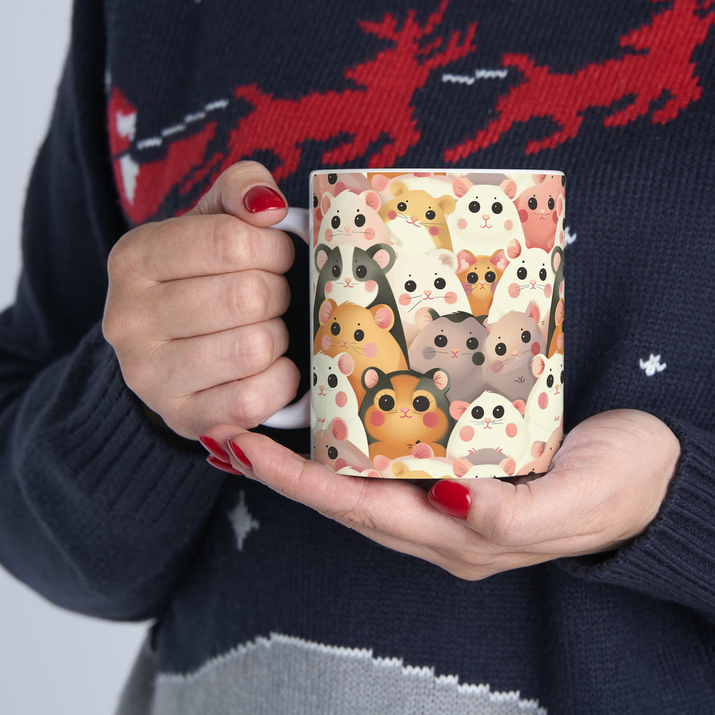 Funny Hamster Mug  | Kawaii Hamster Mom Coffee Mug | Cute Hamster Gift Coffee Mug 11oz