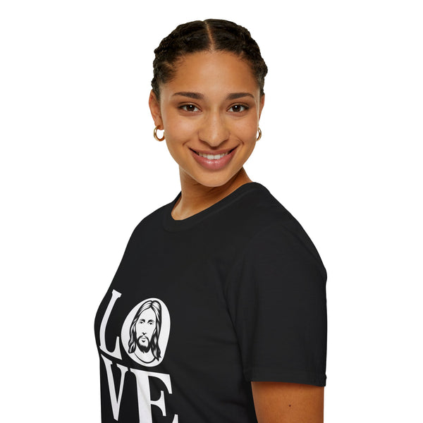 Love Jesus Unisex T-Shirt | Cool Jesus Christianity Faith In Jesus Shirt