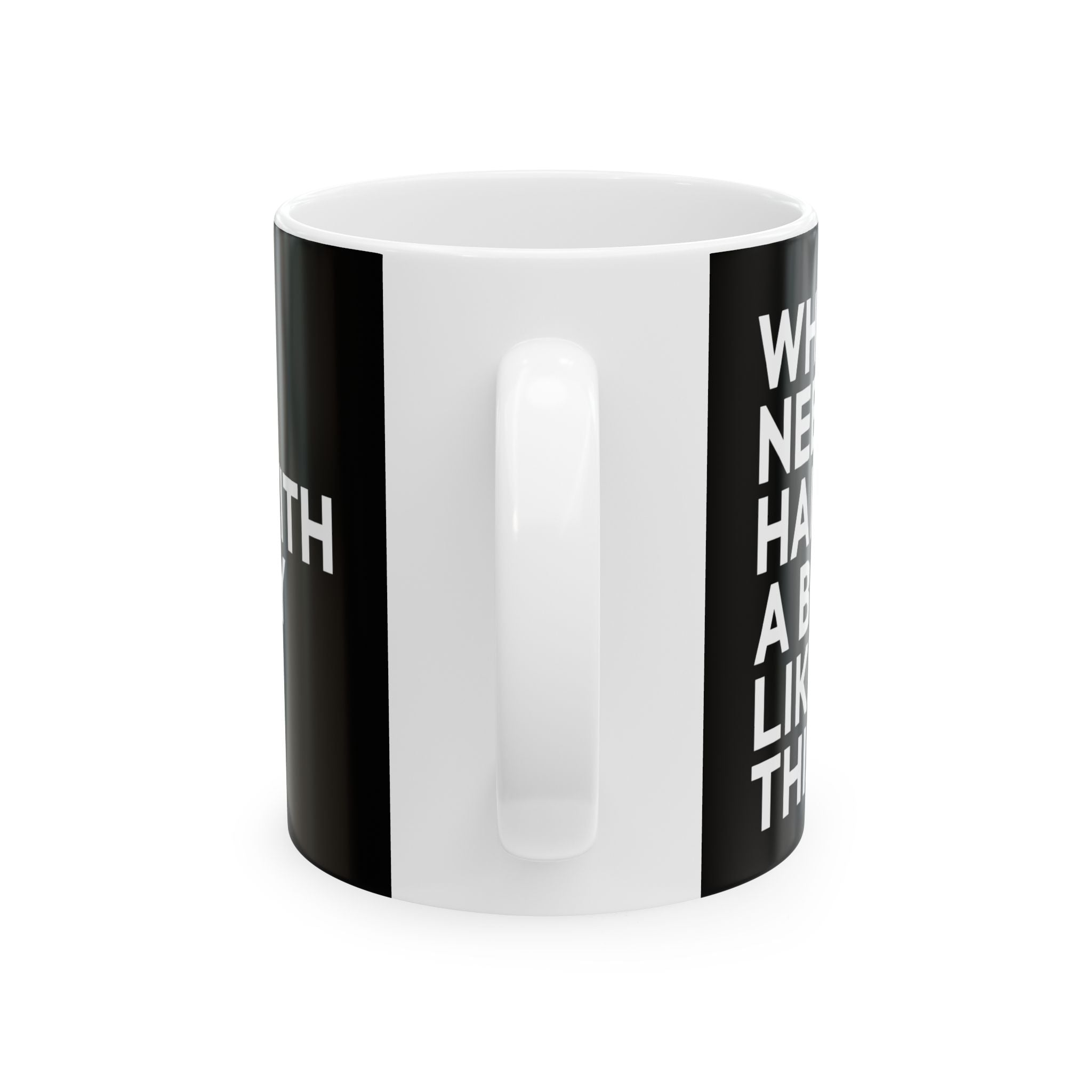 Who Needs Hair With A Body Like This Ceramic Mug | Bald Gifts (11oz)