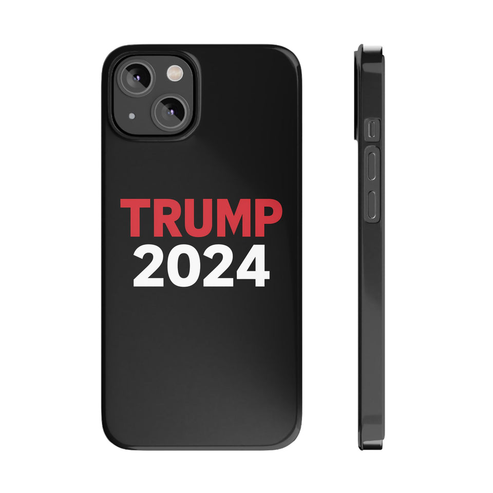 Premium Trump 2024 iPhone Case | Donald Trump Gifts Slim Phone Cases