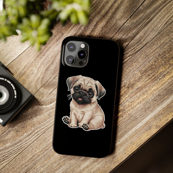 Premium Pug Puppy iPhone Case | Cute Pug Gifts Slim Phone Cases