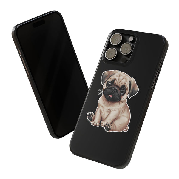 Premium Pug Puppy iPhone Case | Cute Pug Gifts Slim Phone Cases