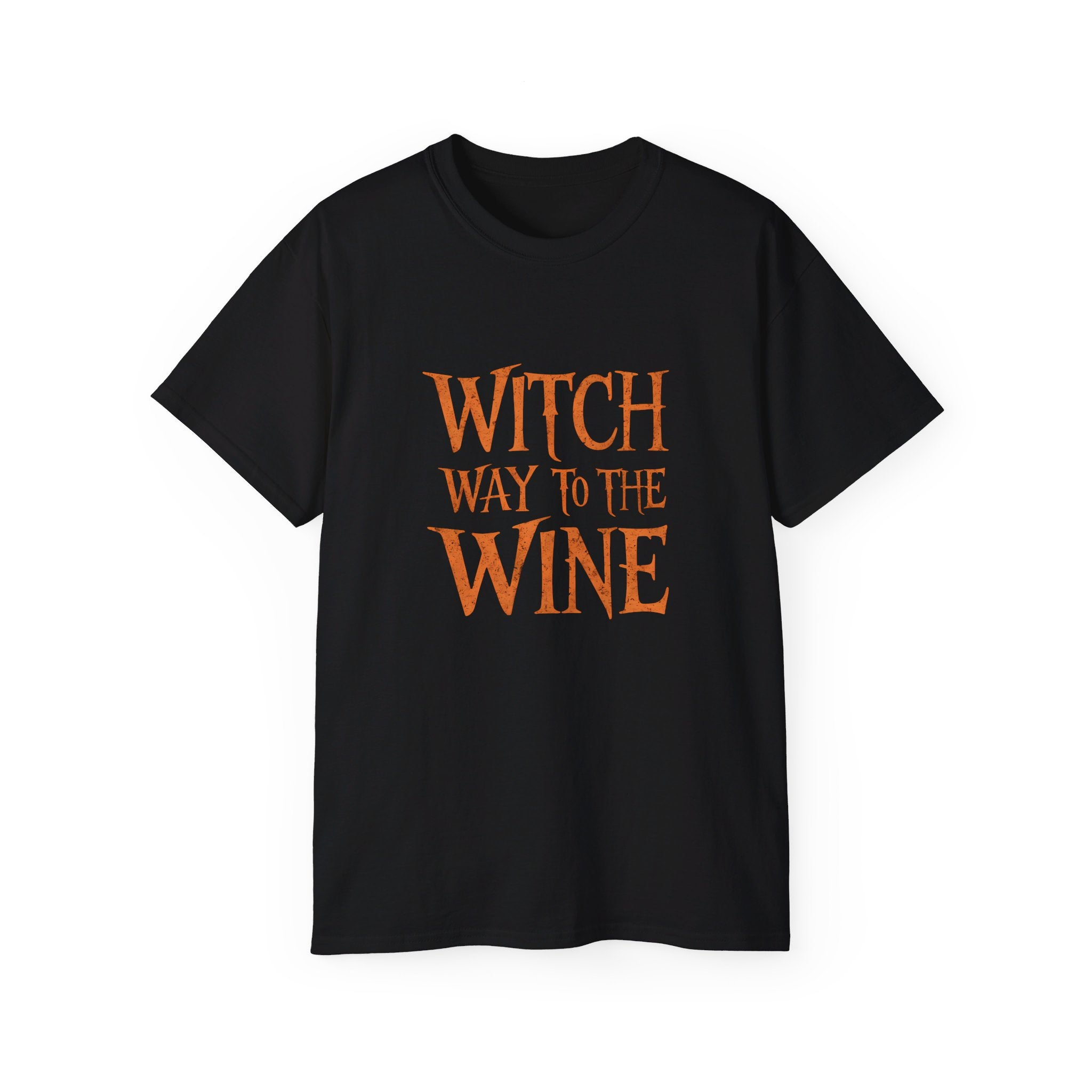 Witch Way To The Wine Halloween Costumes Shirt | Happy Halloween Gifts | Scary Halloween Merchandise | Spooky Halloween Unisex T-Shirt Main image