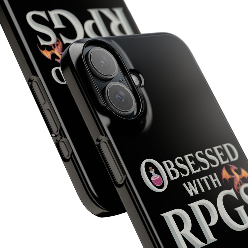Premium Obsessed With RPGs iPhone Case | Fantasy Role Playing Game Slim Phone Cases