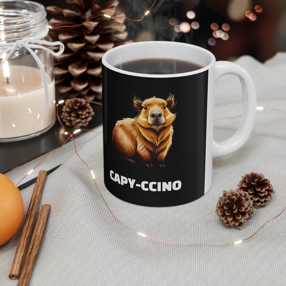 Capybara Mug | Capybara Coffee Mug | Funny Capy-Ccino Mug 11oz
